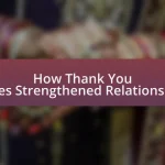 How Thank You Notes Strengthened Relationships